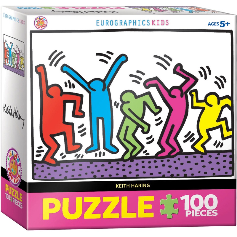 Eurographics Kids – Dancing (Keith Haring) – Eurographics 100 piece Jigsaw Puzzle