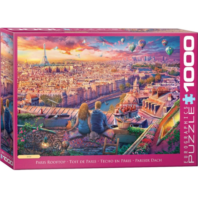EuroGraphics – Paris Rooftop – 1000 piece Jigsaw Puzzle