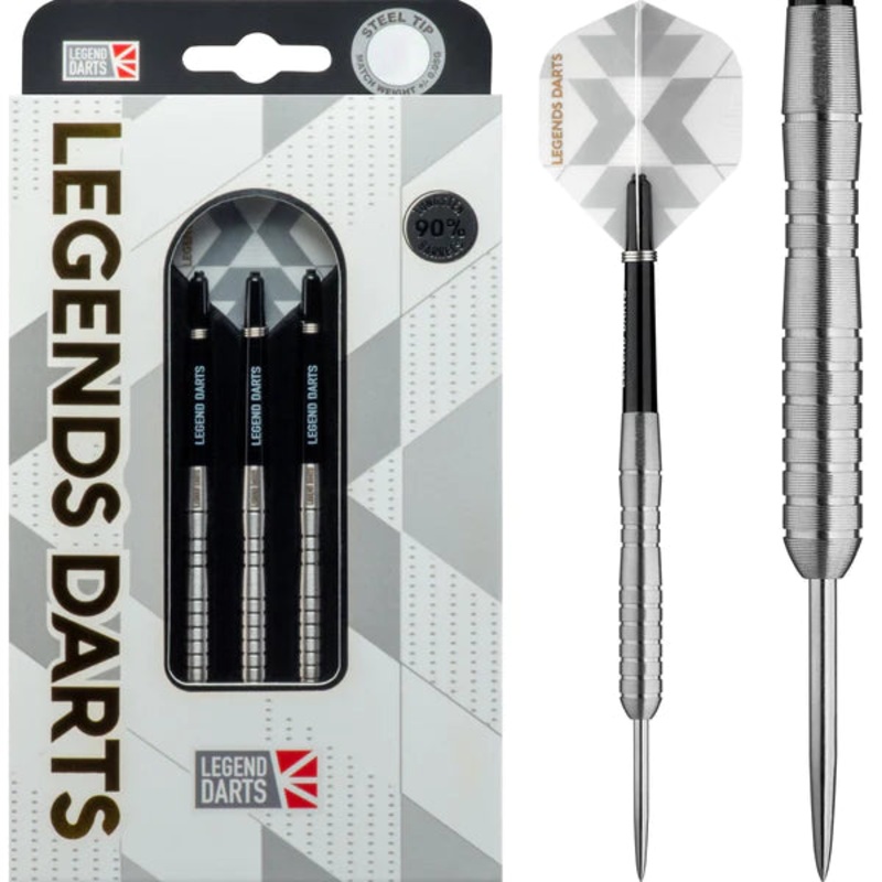 Legend Darts – Steel Tip – 90% Tungsten – Pro Series – V18 – Microgrip 21g