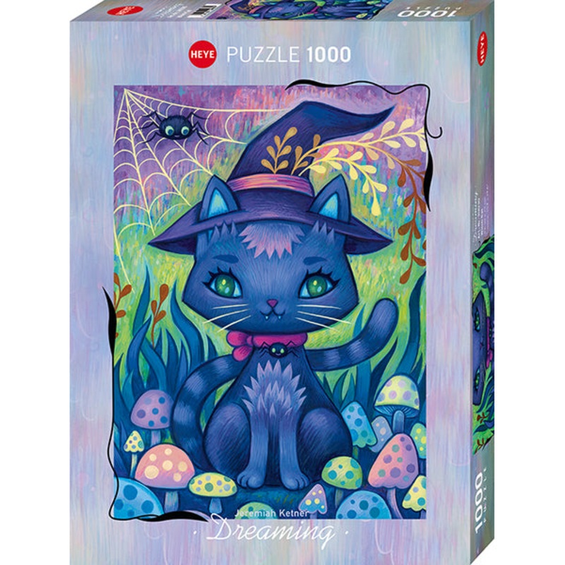 Heye Puzzle Dreaming Witch Cat Jigsaw Puzzle 1000pcs