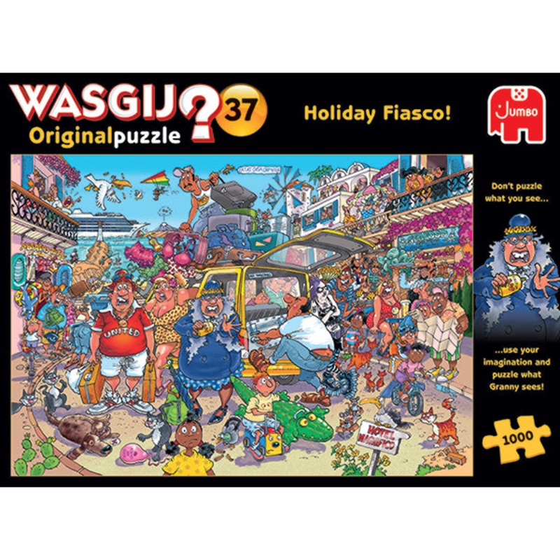 Jumbo Puzzles – (WASGIJ) Mystery #37 Holiday Fiasco Jigsaw Puzzle 1000pcs