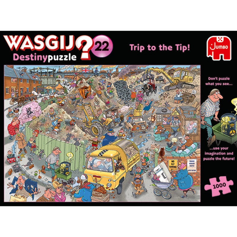 Jumbo Puzzles – (WASGIJ) Mystery Destiny #22 Trip to the Tip Jigsaw Puzzle 1000pcs