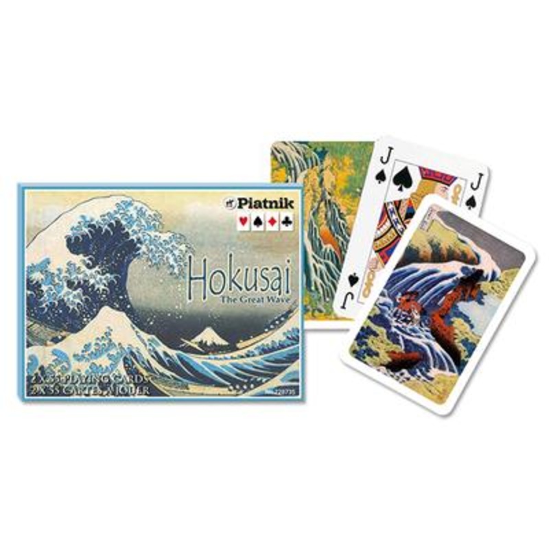 Piatnik – Hokusai 2 Pack of Playing Cards