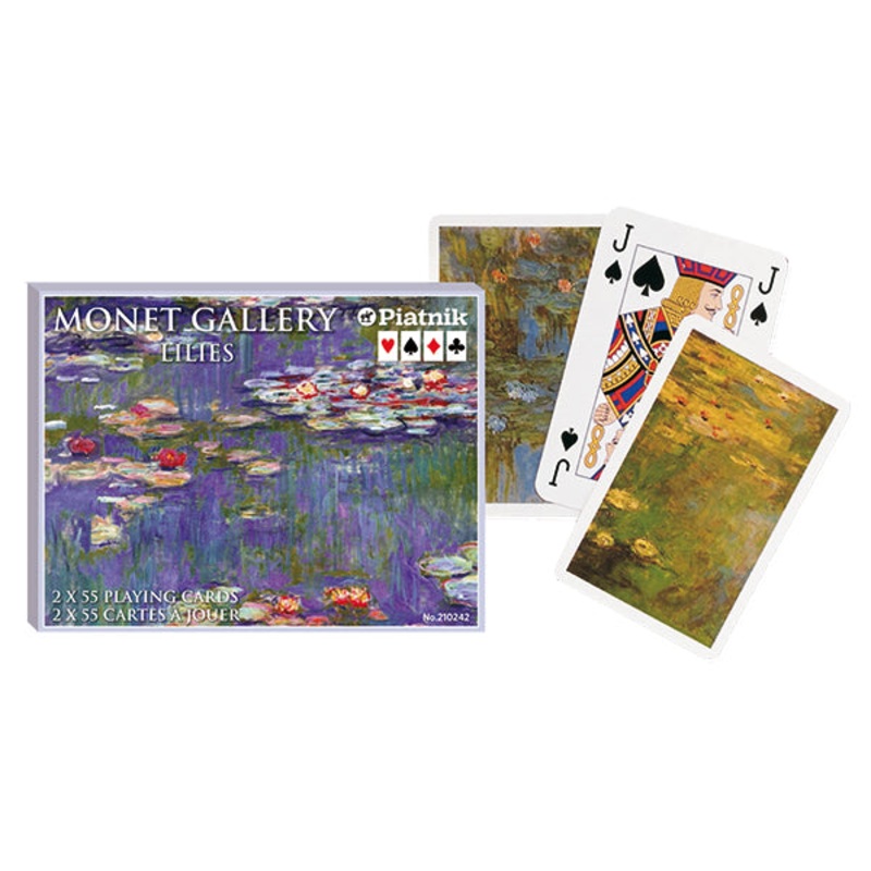Piatnik – Monet Lilies 2 Pack of Playing Cards