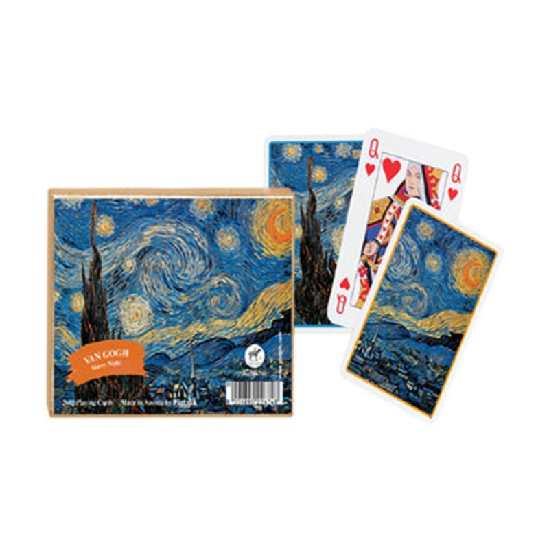 Piatnik – van Gogh Starry Night 2 Pack of Playing Cards