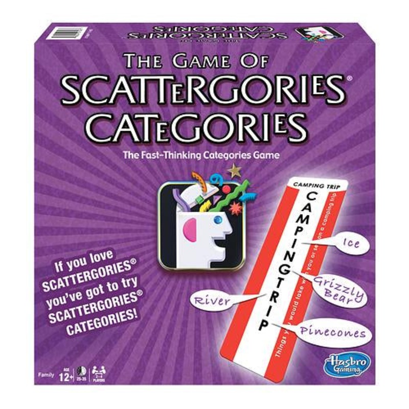 Scattergories Categories