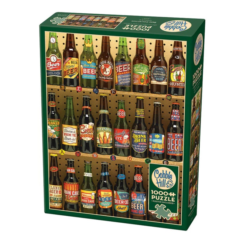 Beer Collection – Cobble Hill Jigsaw Puzzle 1000pcs