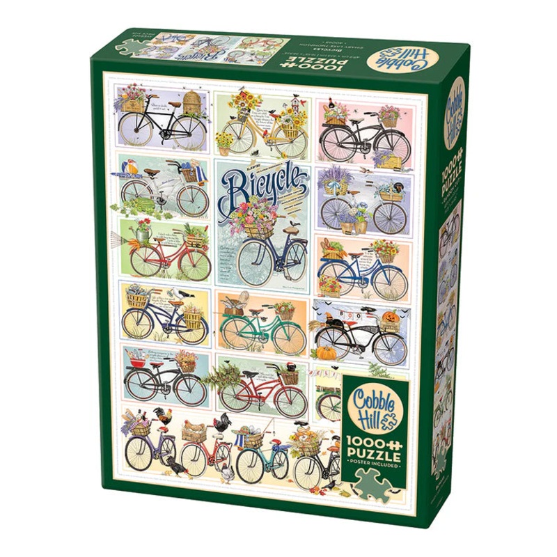 Bicycles – Cobble Hill Jigsaw Puzzle 1000pcs