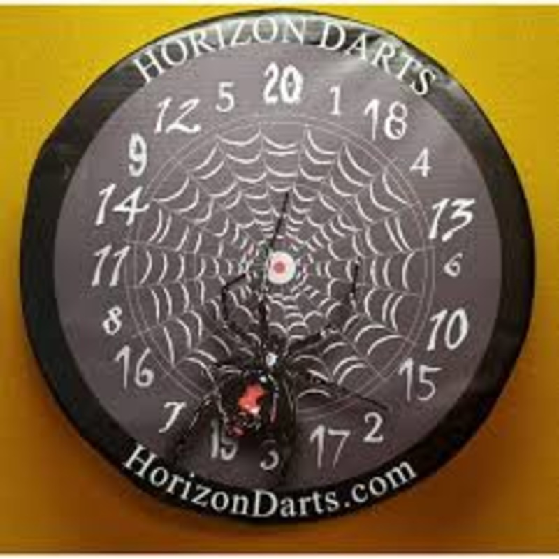 Dartboard Cover-Black Widow Spider
