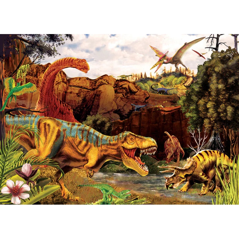 Dino Story (tray) | 35 Piece Jigsaw Tray