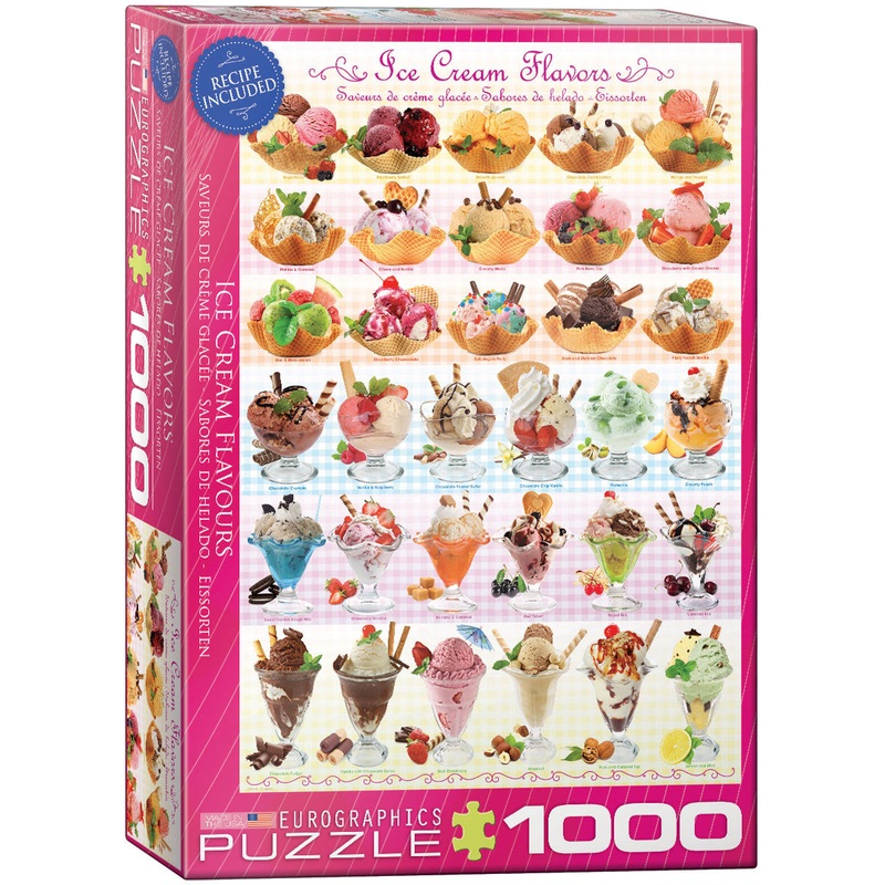 EuroGraphics – Ice Cream Flavours – 1000 Piece Puzzle