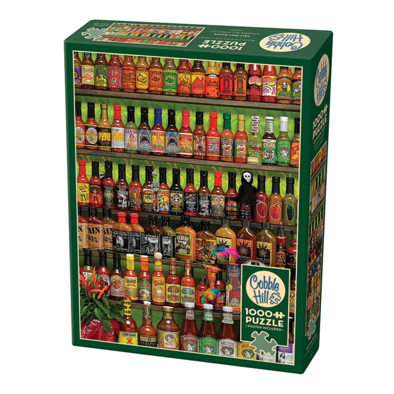 Hot Hot Sauce – Cobble Hill Jigsaw Puzzle 1000pcs