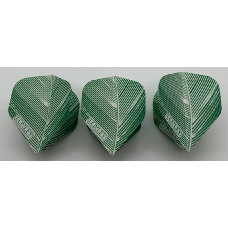 Loxley Green Feather Flights