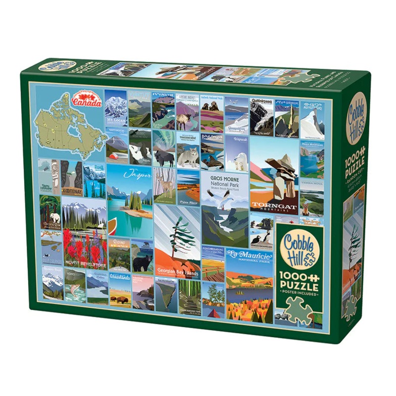 National Parks and Reserves of Canada  – Cobble Hill Jigsaw Puzzle 1000pcs