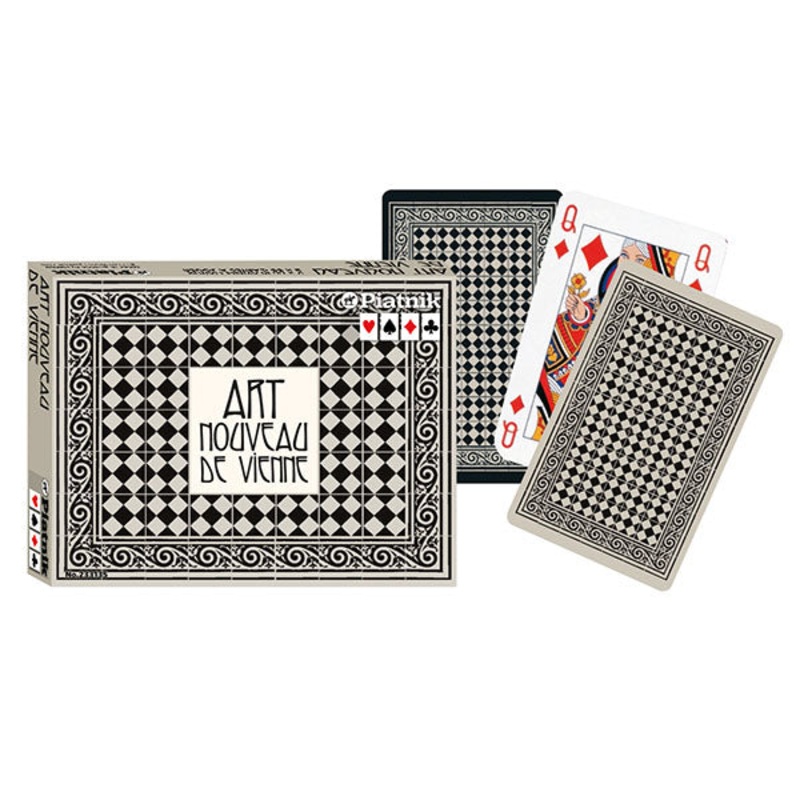 Piatnik – Art Nouveau 2 Pack of Playing Cards