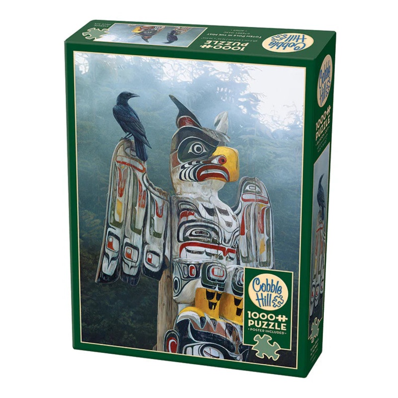 Totem Pole in the Mist – Cobble Hill Jigsaw Puzzle 1000pcs