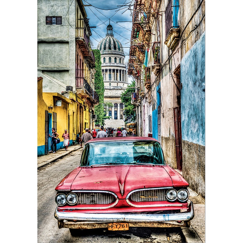 Educa Jigsaw Puzzle – Vintage Car in Old Havana  1000pcs