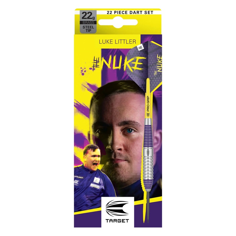 Luke Littler 22 Piece 22g Brass Darts Sets