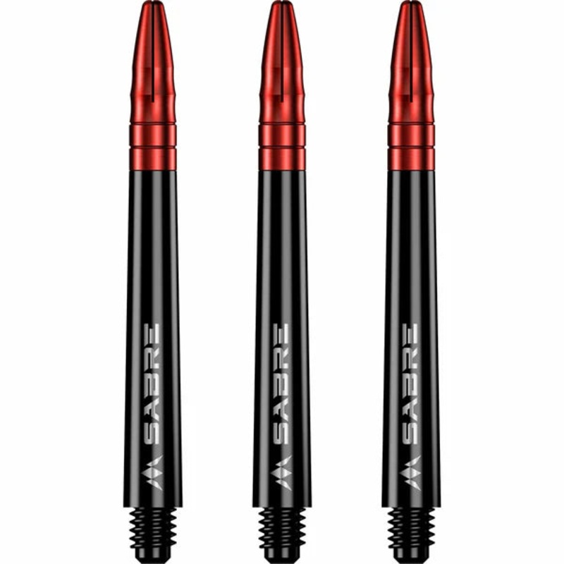 Mission Sabre Shafts Black/Red Medium 49mm