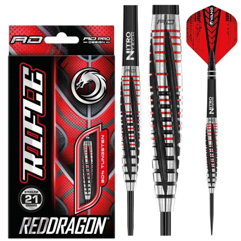 Red Dragon Rifle 21g 90%  Tungsten Darts
