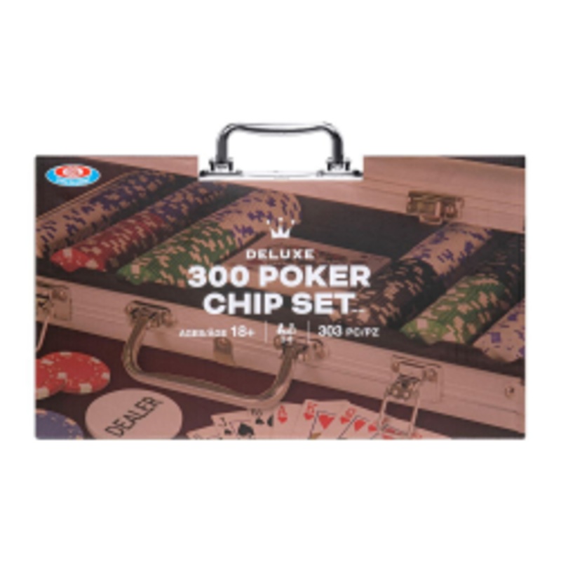 DELUXE -300pc – 11.5g POKER CHIPS in ALUM CASE