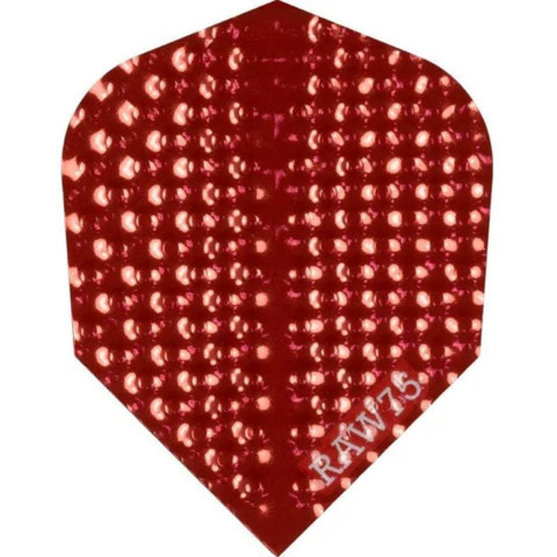 Dimplex 75 Micron Flights-Red