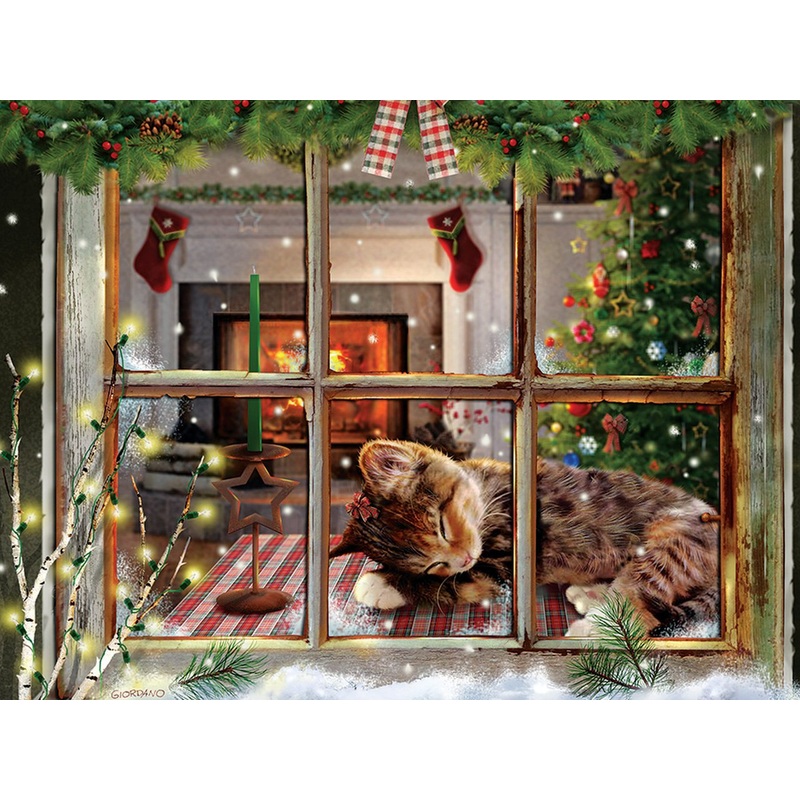 Cat Nap Large Pieces for Easy Handling 275 Piece Puzzle