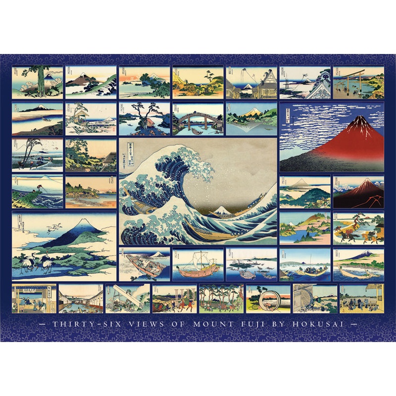 Cobble Hill – Hokusai – 1000 pc Jigsaw Puzzle