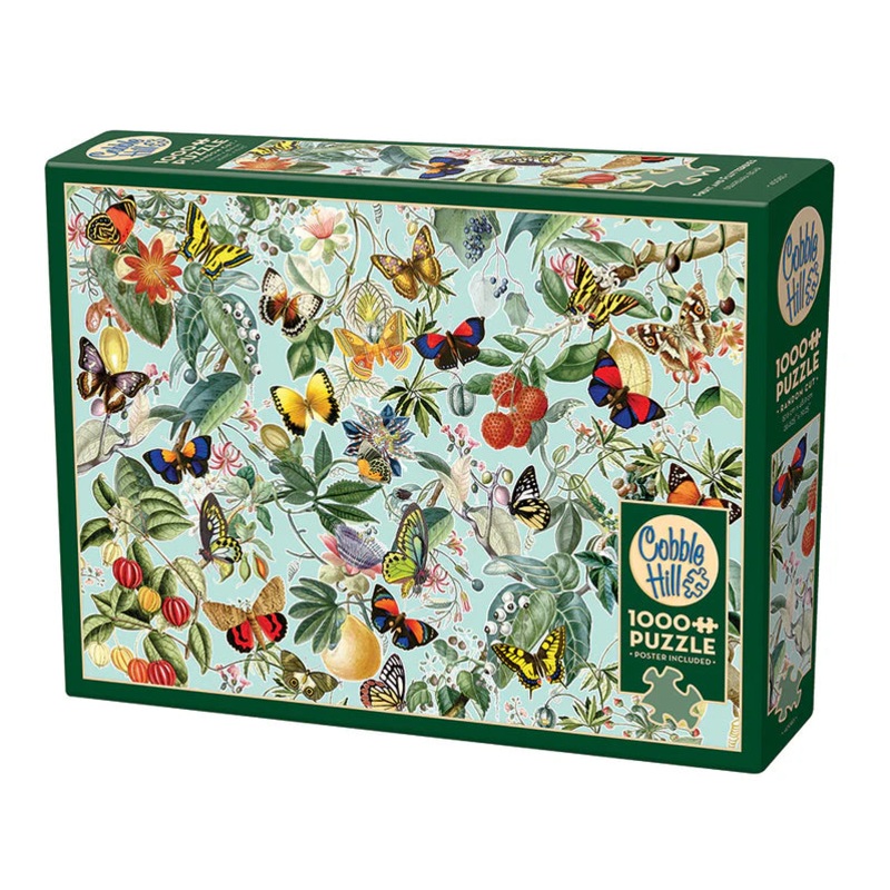 Cobble Hill Jigsaw Puzzle Fruit and Flutterbies 1000pcs