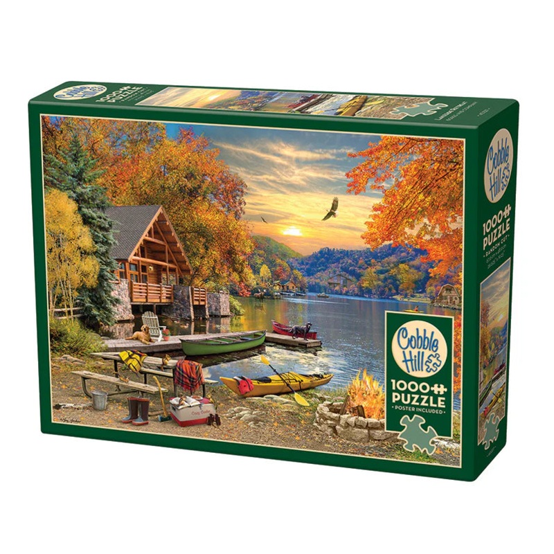 Cobble Hill Jigsaw Puzzle Lakeside Retreat 1000pcs