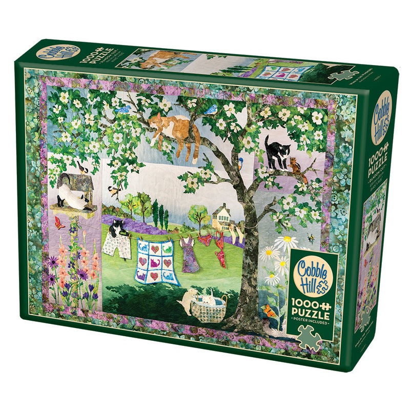 Cobble HIll – Wind In The Whiskers – 1,000 piece Jigsaw Puzzle