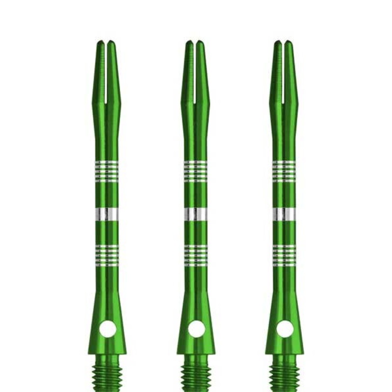 Designa Multiline Aluminium Shafts – Regrooved-Medium Green