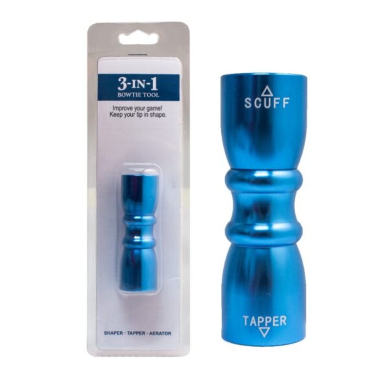 Jett 3-in-1 Bowtie Cue Shaper and Repair Tool