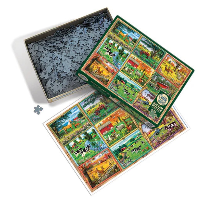 Postcards From The Farm – Cobble Hill Jigsaw Puzzle 1000pcs