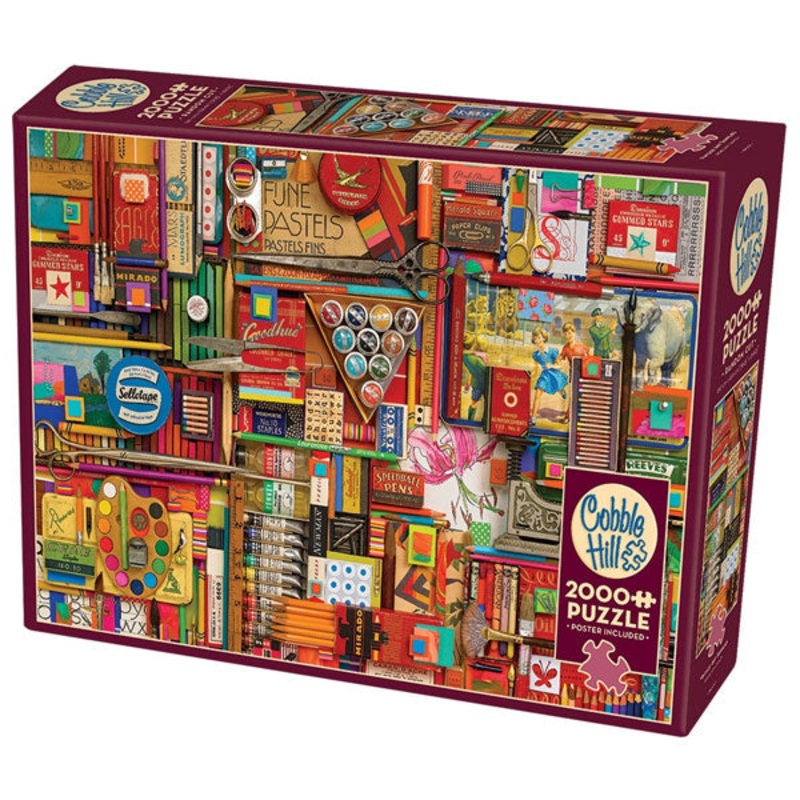 Vintage Art Supplies 2000 pc