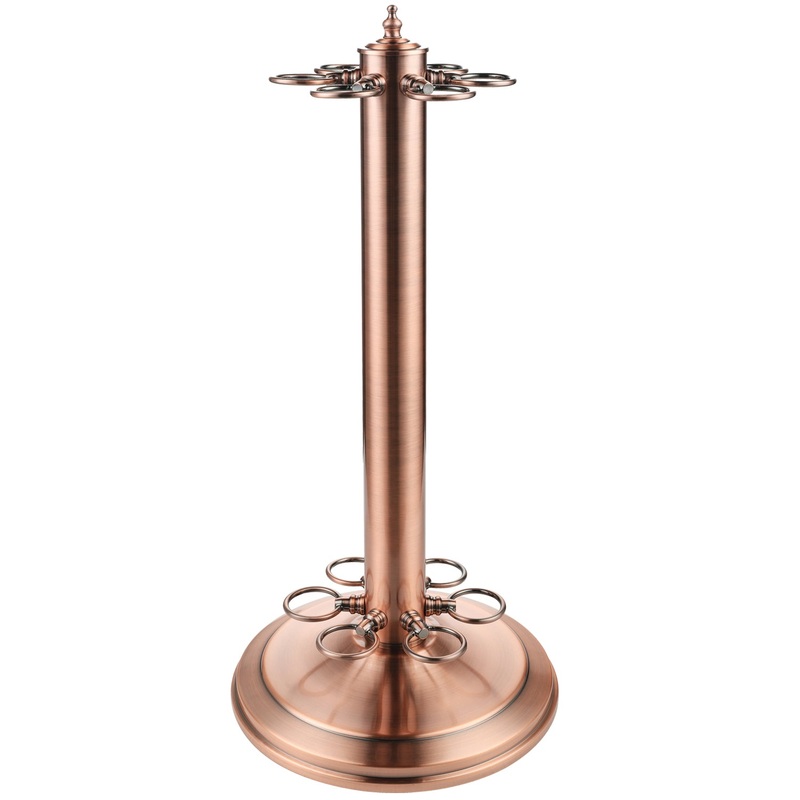 24″H POOL CUE HOLDER-ANTIQUE COPPER