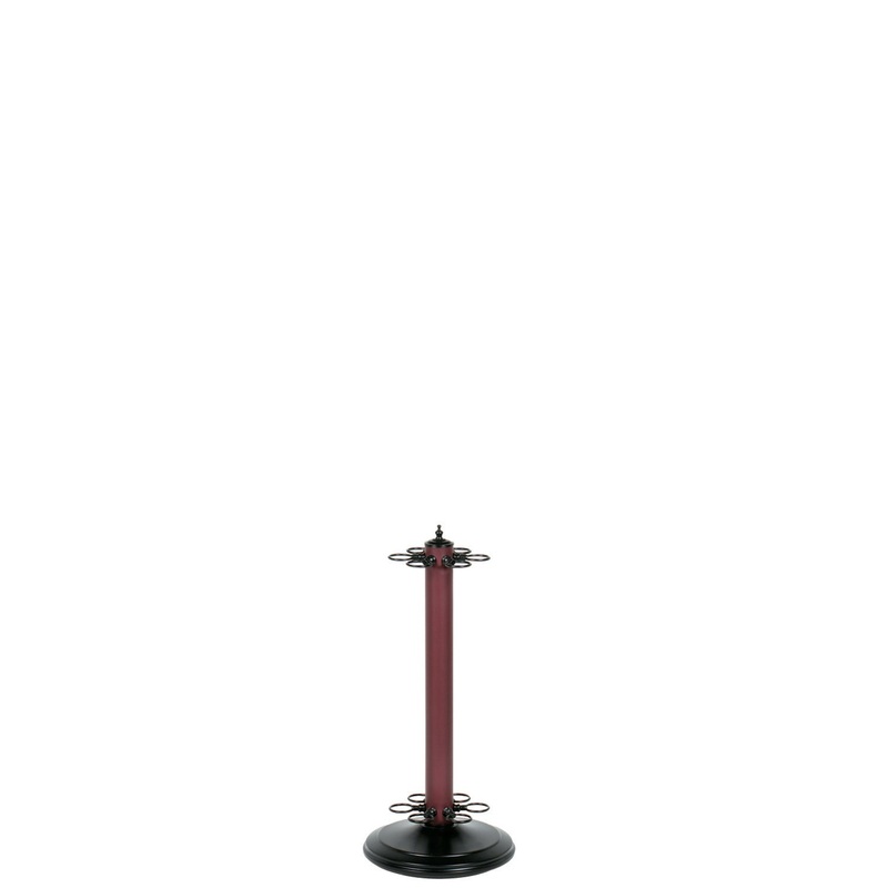 24″H POOL CUE HOLDER-MATTE BURGUNDY