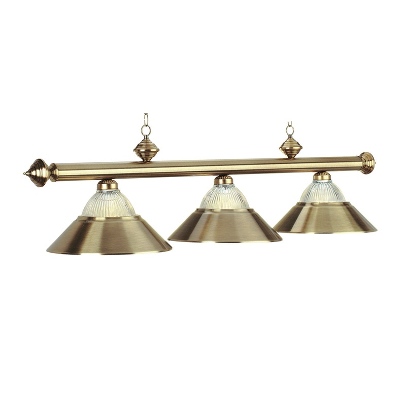 3 LT-54″ BILLIARD LIGHT-ANTIQUE BRASS