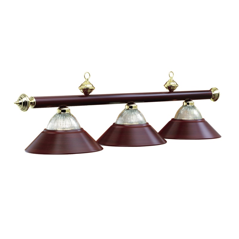 3 LT-54″ BILLIARD LIGHT-BURGANDY