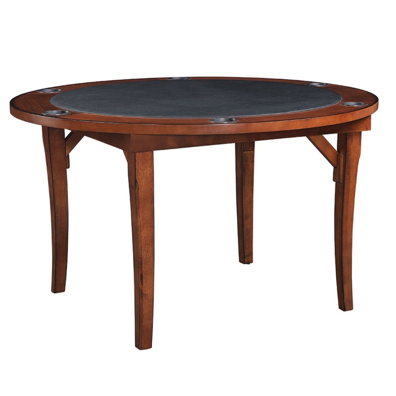 48″ FOLDING GAME TABLE – CHESTNUT