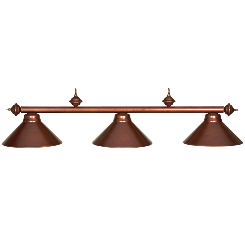 54″ 3LT BILLIARD LIGHT- CHESTNUT