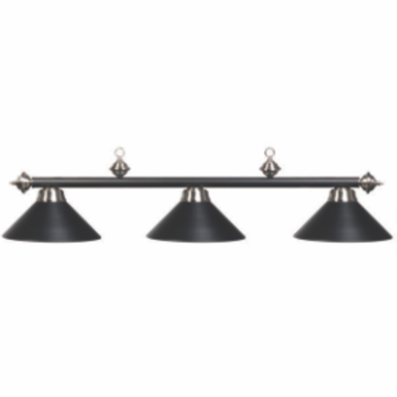 54″ 3LT BILLIARD LIGHT- MATTE BLK/ST