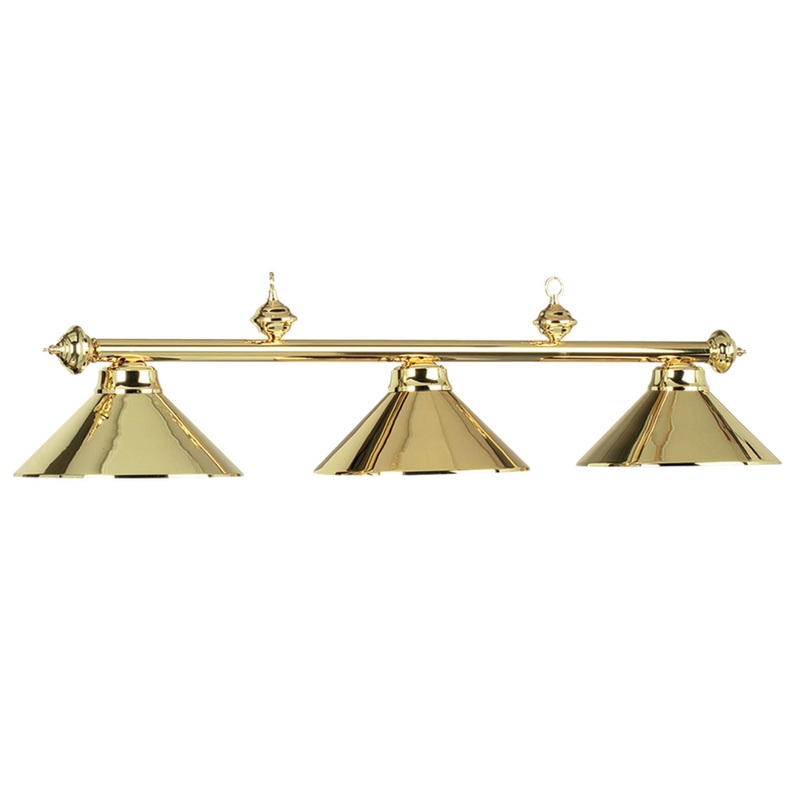 54″ 3LT BILLIARD LIGHT- POLISHED BRASS