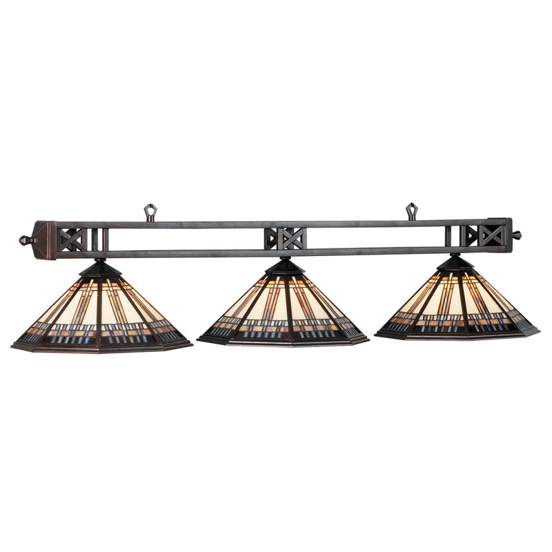 54″ WINSLOW 3 LT BILLIARD LAMP
