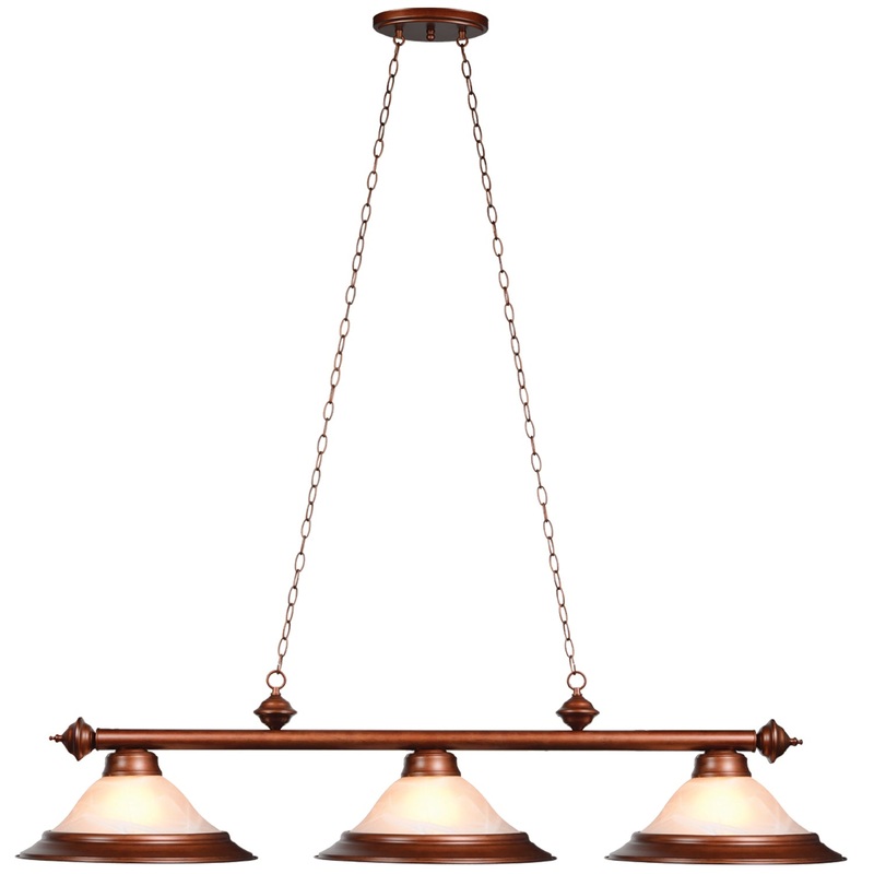 60″ 3 LT BILLIARD LIGHT- ENGLISH TUDOR