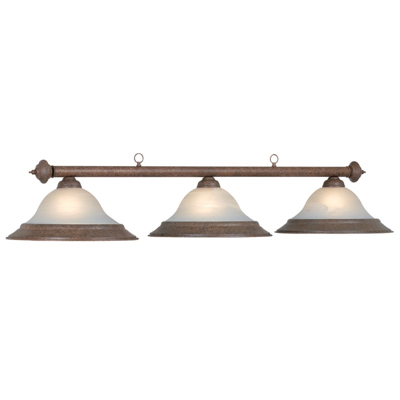 60″ 3 LT BILLIARD LIGHT-OLD BROWN