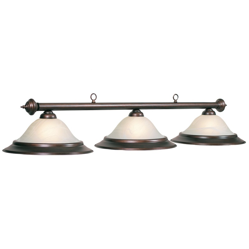60″ 3 LT BILLIARD OIL RUBBED FINISH