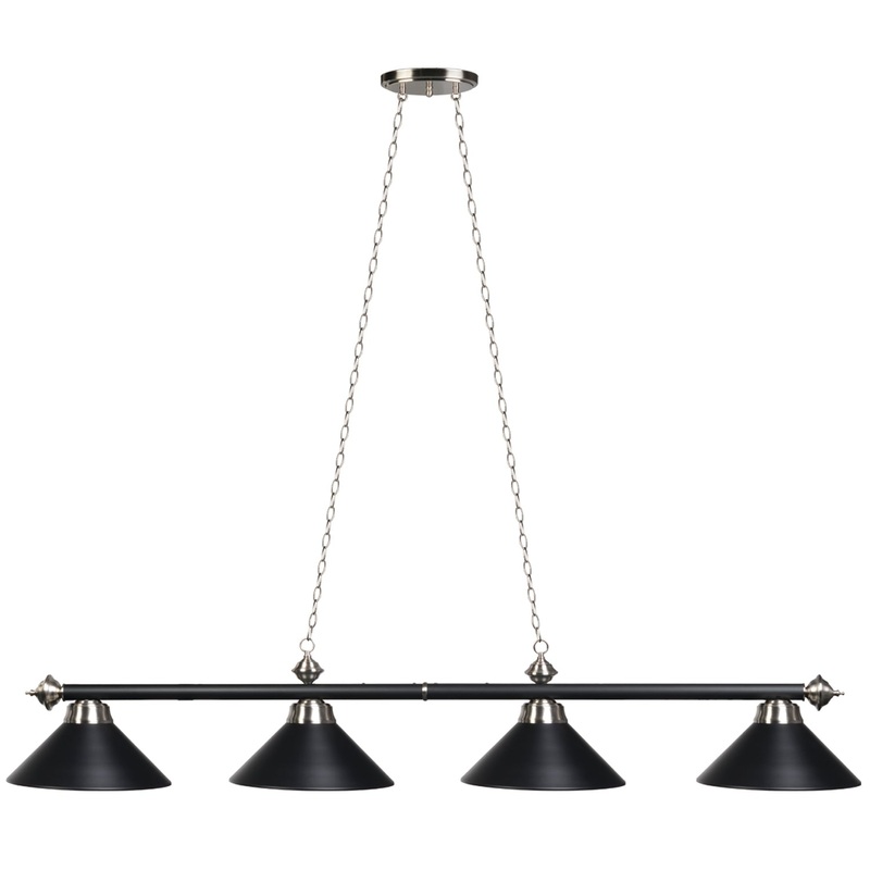78″ 4 LT BILLIARD LIGHT-STAINLESS
