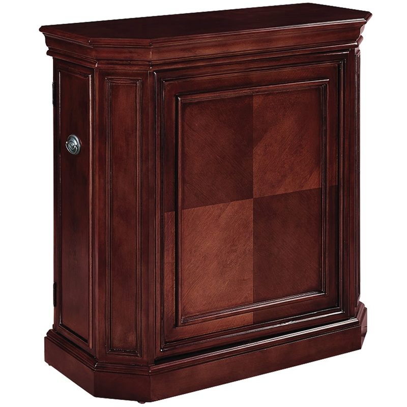 BAR CABINET W/ SPINDLE – ENGLISH TUDOR