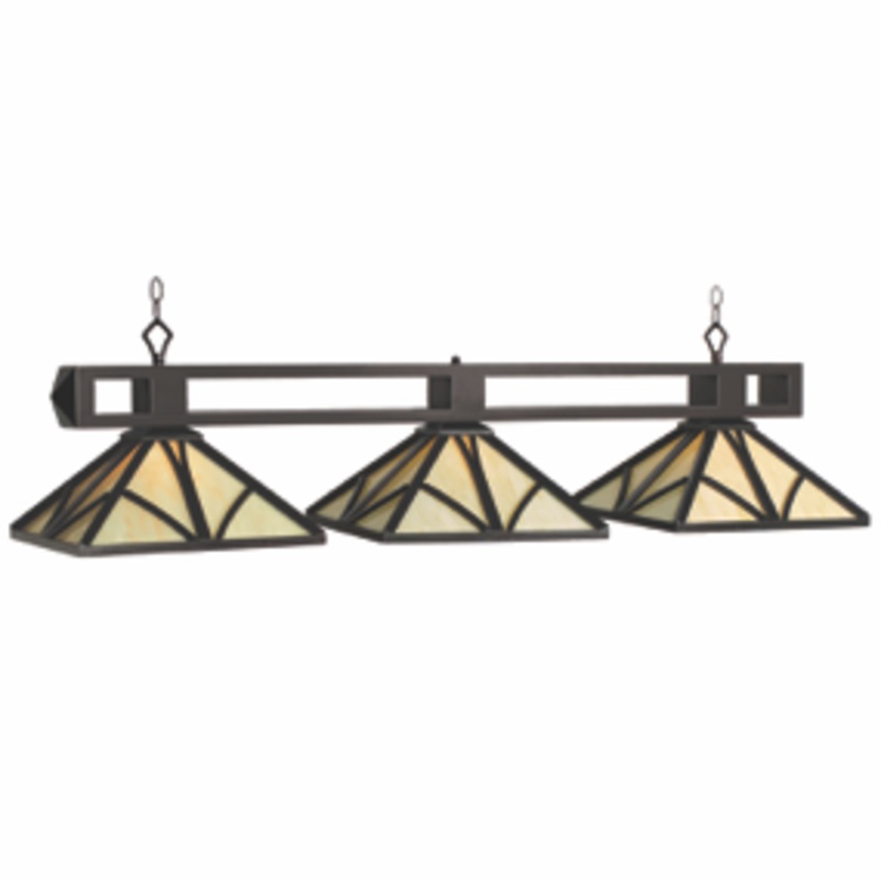 CHATEAU- 56″ 3LT BILLIARD LIGHT-BLACK